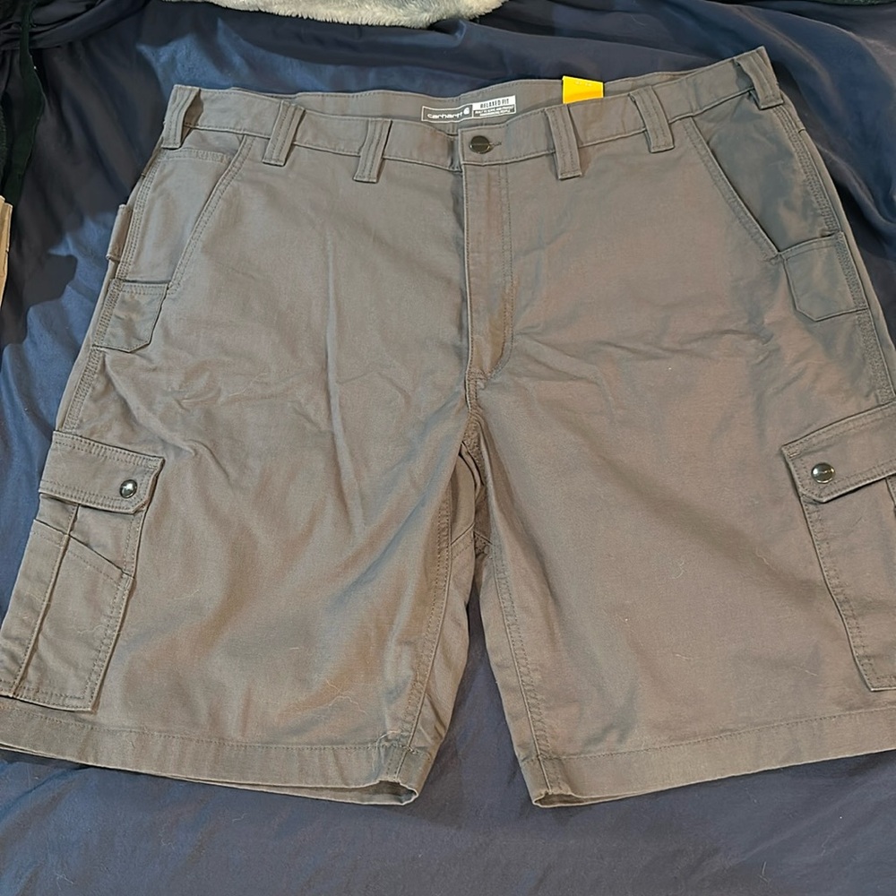 Men’s Carhartt Rugged Flex Relaxed Fit Ripstop Cargo Short Size 44 🩶